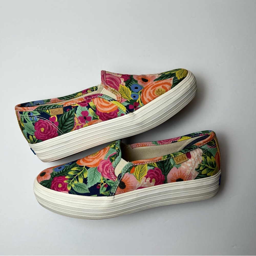 Keds Women's Floral Slip-On Sneakers Rifle Paper Co.